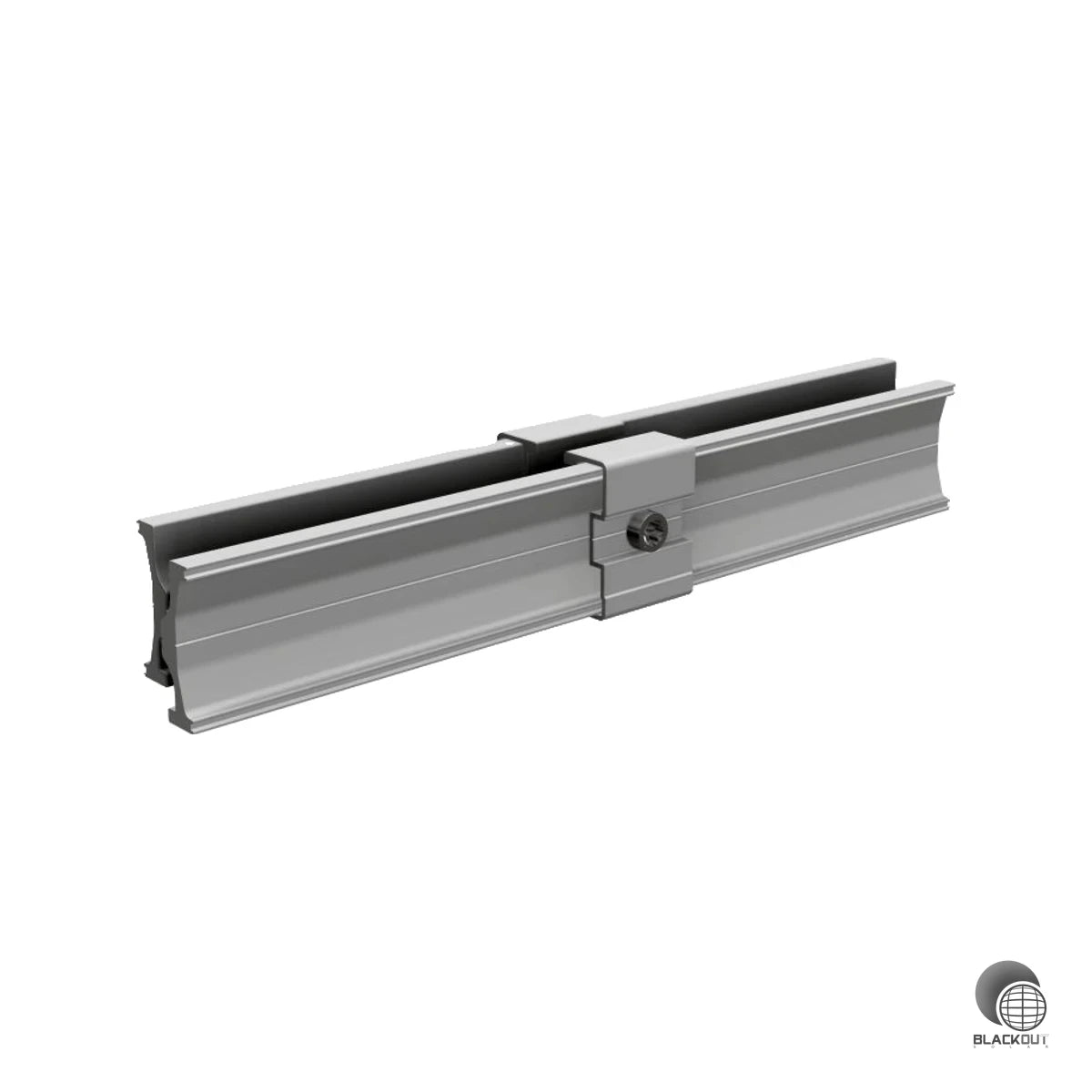 Der vormontierte Innenverbinder RAIL 2.0 verbindet SL Rack RAIL 40 Modultragschienen sauber und unsichtbar von innen — für eine statisch zuverlässige und optisch unauffällige Schienenverbindung.