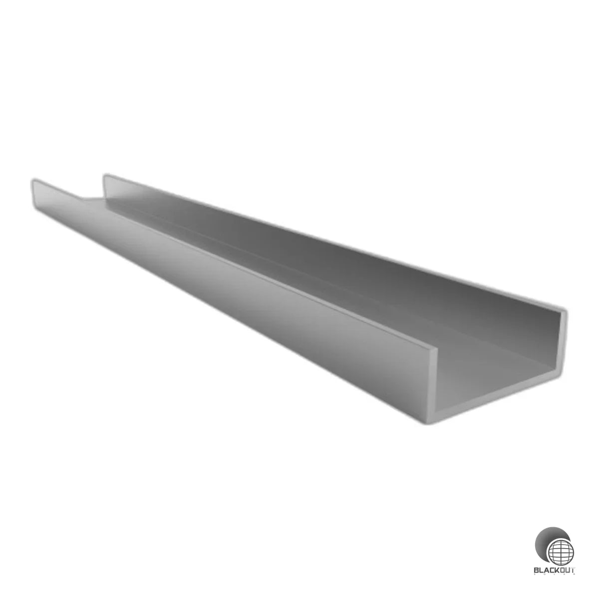 Aluminium-Profilverbinder zur stabilen Verbindung von Schletter FlatGrid Grundprofilen. Ohne Schrauben – Befestigungsmaterial separat erhältlich.