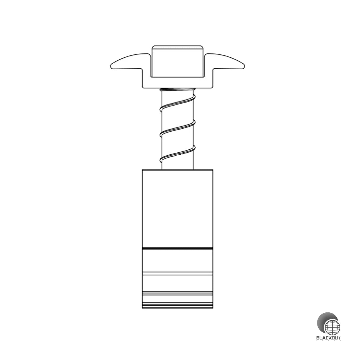 K2 Systems DomeClamp MC Set 30–50 Mittelklemme