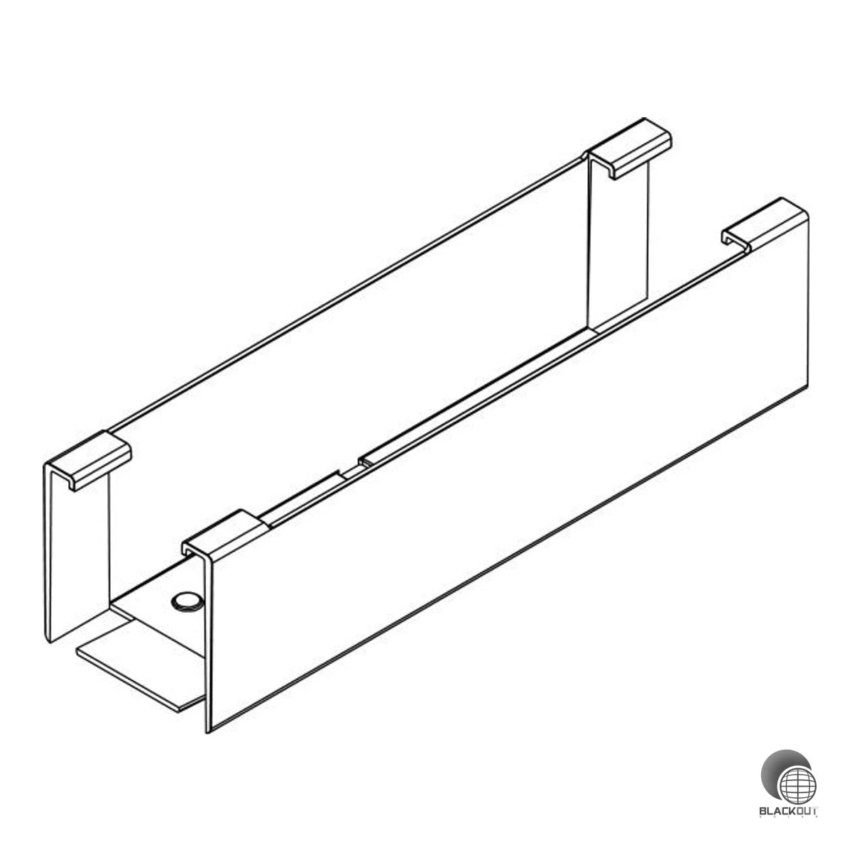 K2 Systems BlackCover SingleRail 36 Endkappe schwarz