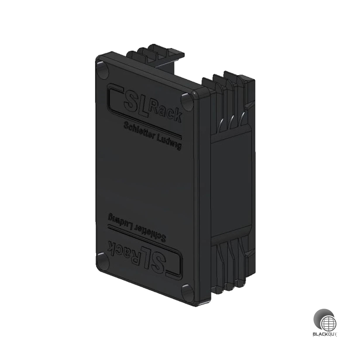 Passgenauer Abschluss für SL Rack-Profile in der Größe 60×40 mm — schützt die offenen Profilenden vor Schmutz, Insekten und Witterungseinflüssen.