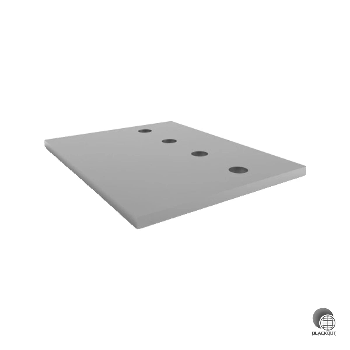 Profilverbinder aus Aluminium für das Schletter FixGrid-Grundprofil — zuverlässige Verbindung bei der Montage von PV-Anlagen auf Flachdächern.