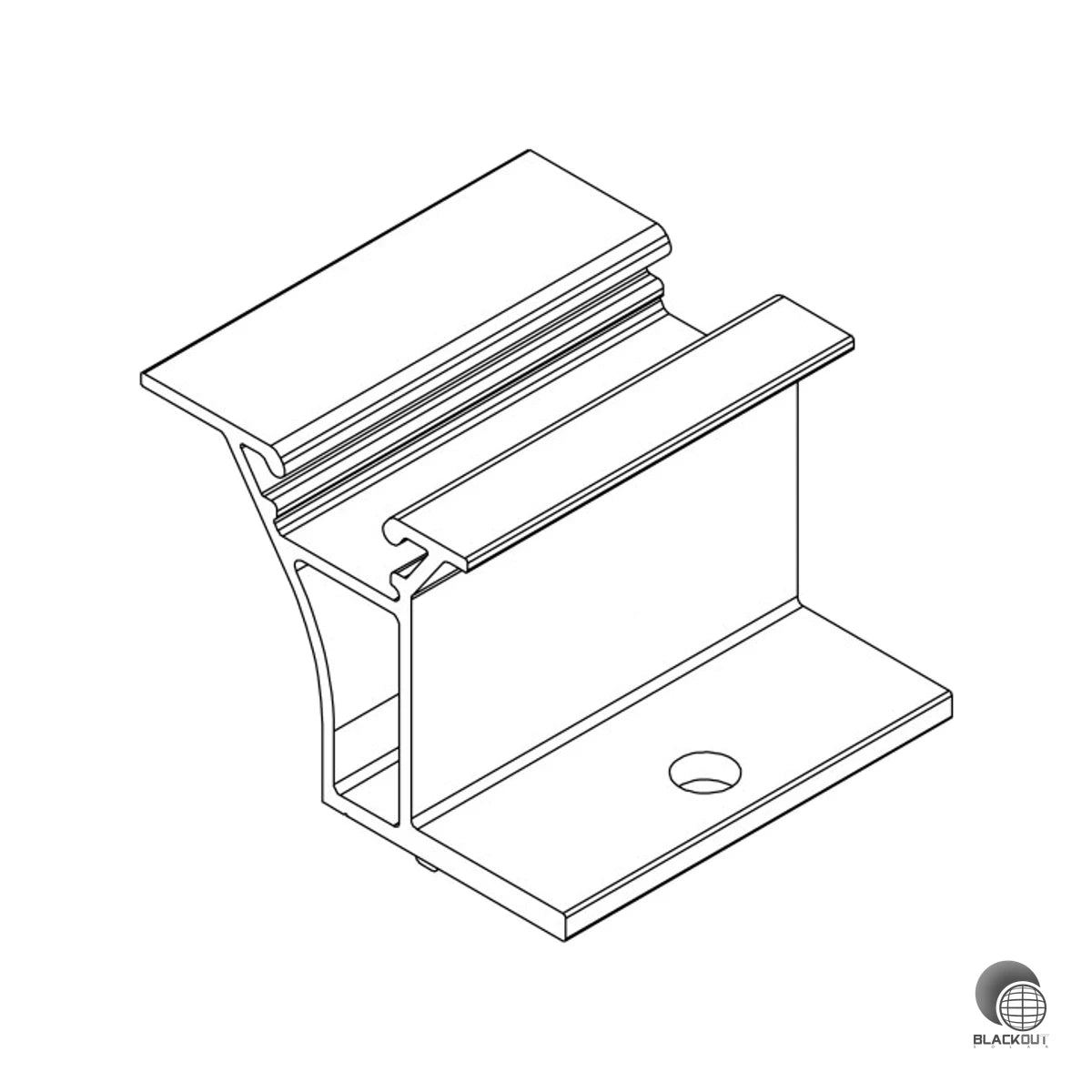 K2 Systems Dome Zero Peak Modulaufständerung Aluminium