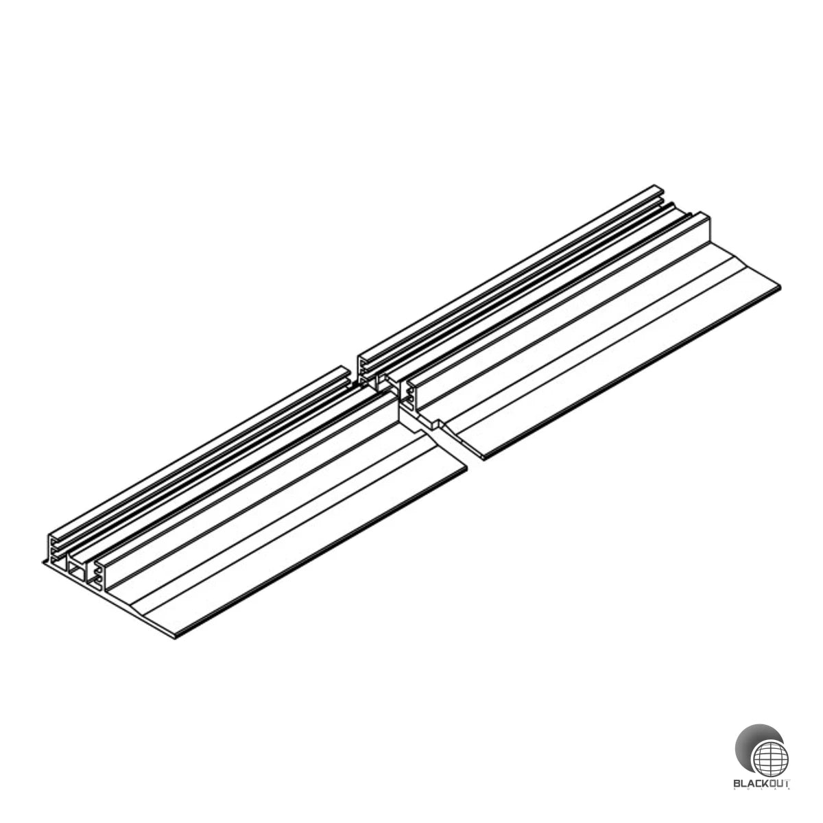 K2 Systems CrossBoard 2100 Grundplatte für Dachhaken