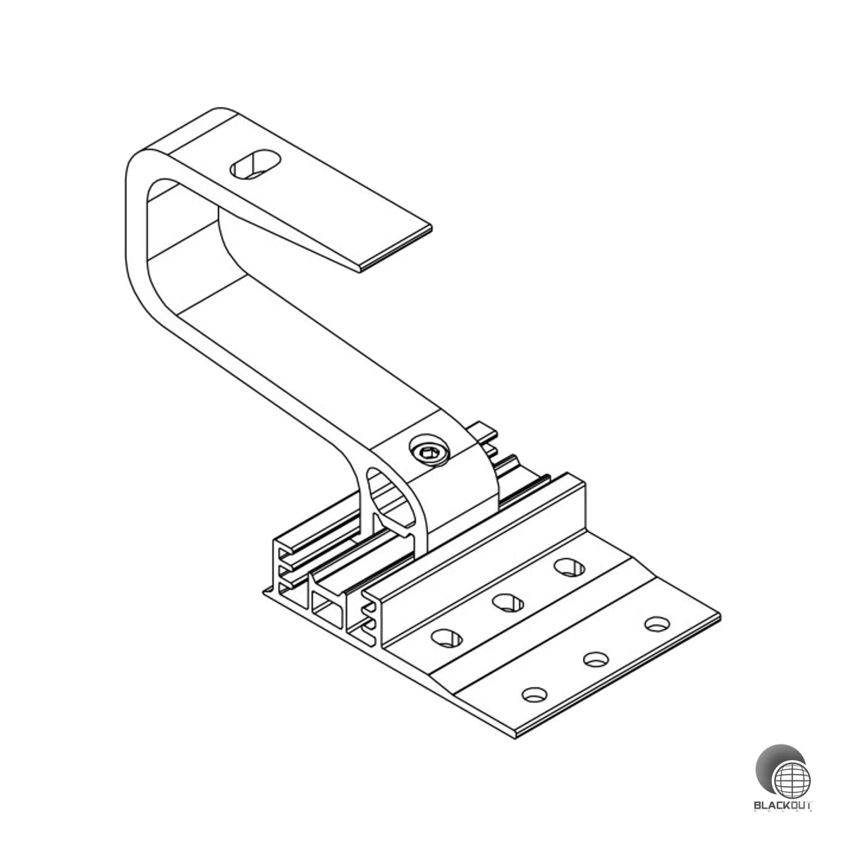 K2 Systems SolidHook 3S+ Dachhaken für Dachpfanne