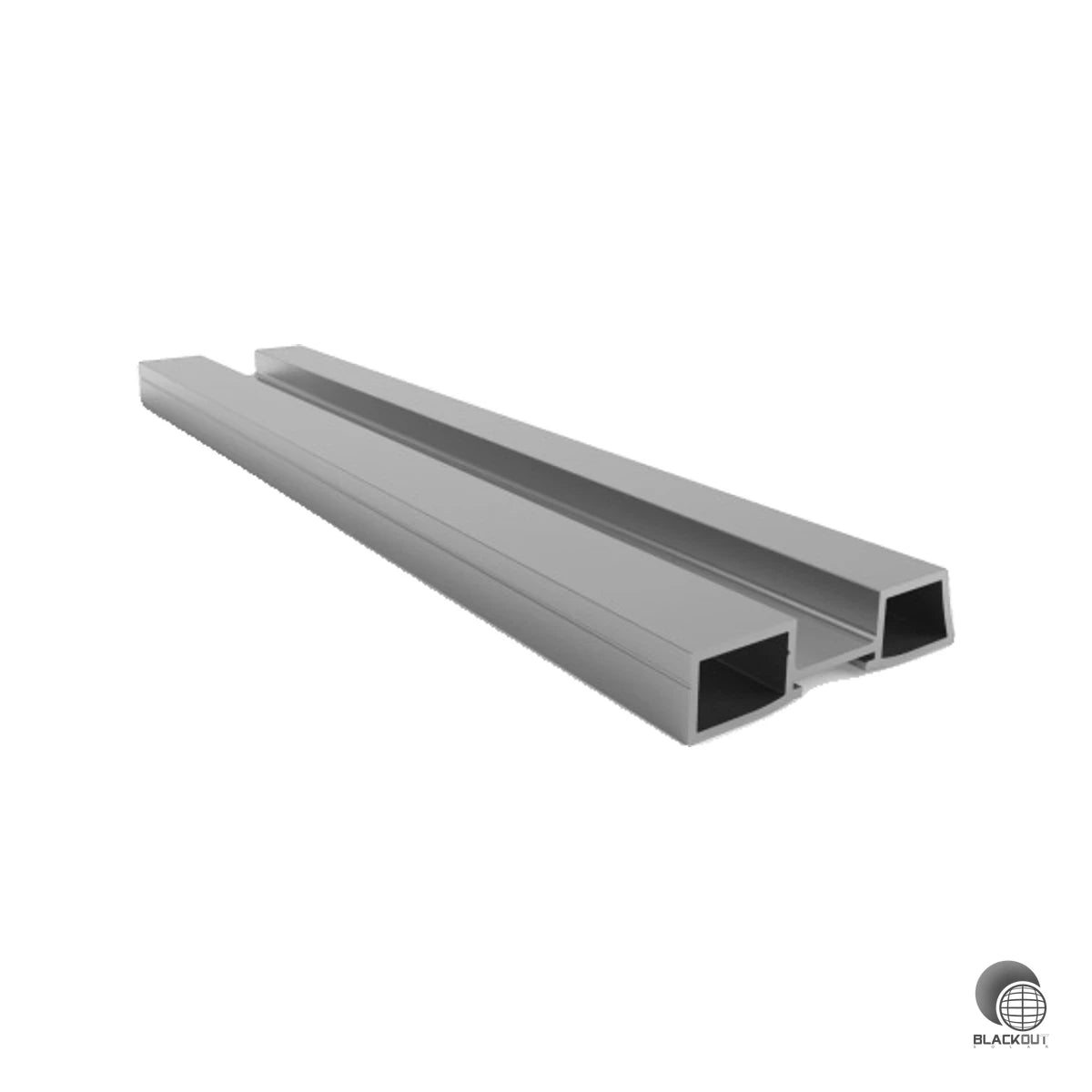 Werkzeugloser Profilverbinder für die Verbindung von Grundträgerprofilen im Schletter FixGrid Pro System — inklusive Befestigungsmaterial.