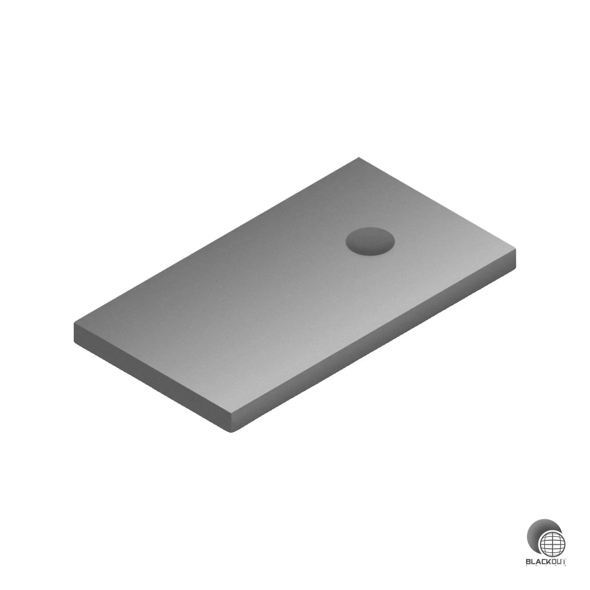 Das Aluminium-Adapterblech von K2 Systems verbindet M10-Stockschrauben und M10-Dachanker zuverlässig mit dem Climber M10 oder dem Dome FixPro — für eine sichere und normgerechte Dachanbindung von PV-Anlagen.