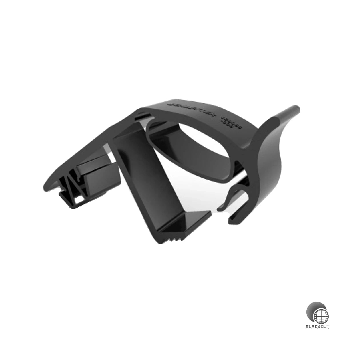 Kabelbefestiger aus UV- und temperaturbeständigem Kunststoff für die ordentliche Kabelführung an Schletter Solo-Profilen und Schraubkanal M10 – 100 Stück pro Verpackungseinheit.