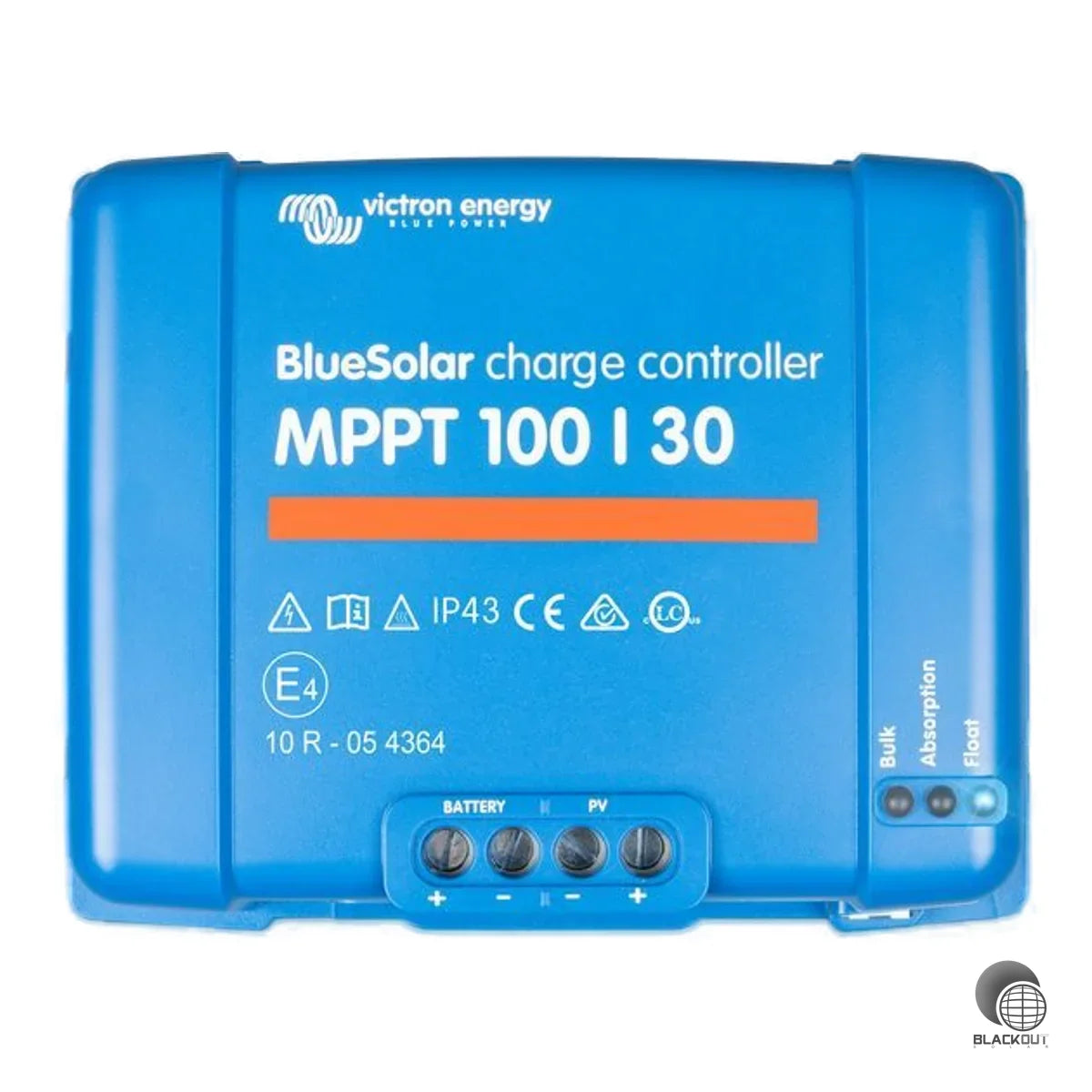 MPPT-Solarladeregler mit 30 A Ladestrom und bis zu 100 V PV-Leerspannung für 12/24-V-Batteriesysteme. Ultraschnelles Maximum Power Point Tracking mit 98 % Spitzenwirkungsgrad und VE.Direct-Schnittstelle.