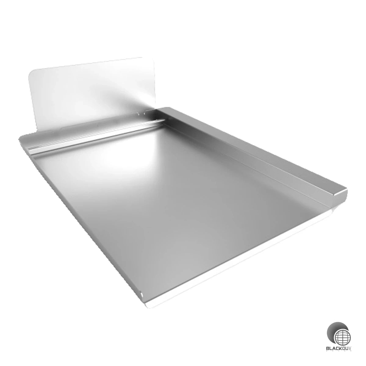 Hochwertiger Aluminium-Blechersatzziegel von Schletter, speziell passend für den Dachziegel Braas Tegalit – ersetzt einen kompletten Ziegel und ermöglicht eine schneelastsichere Dachhaken-Montage.