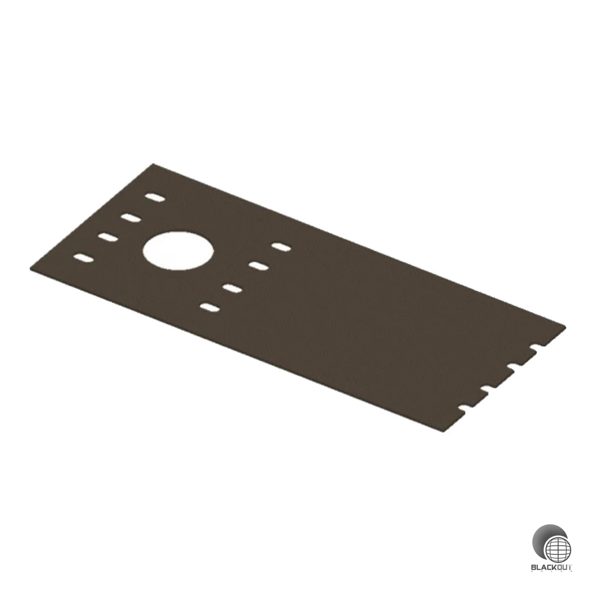 Bautenschutzmatte für die iFIX Flachdach-Unterkonstruktion, speziell für Dächer mit weicher Dämmung. Abmessung 1015 x 430 x 6 mm.