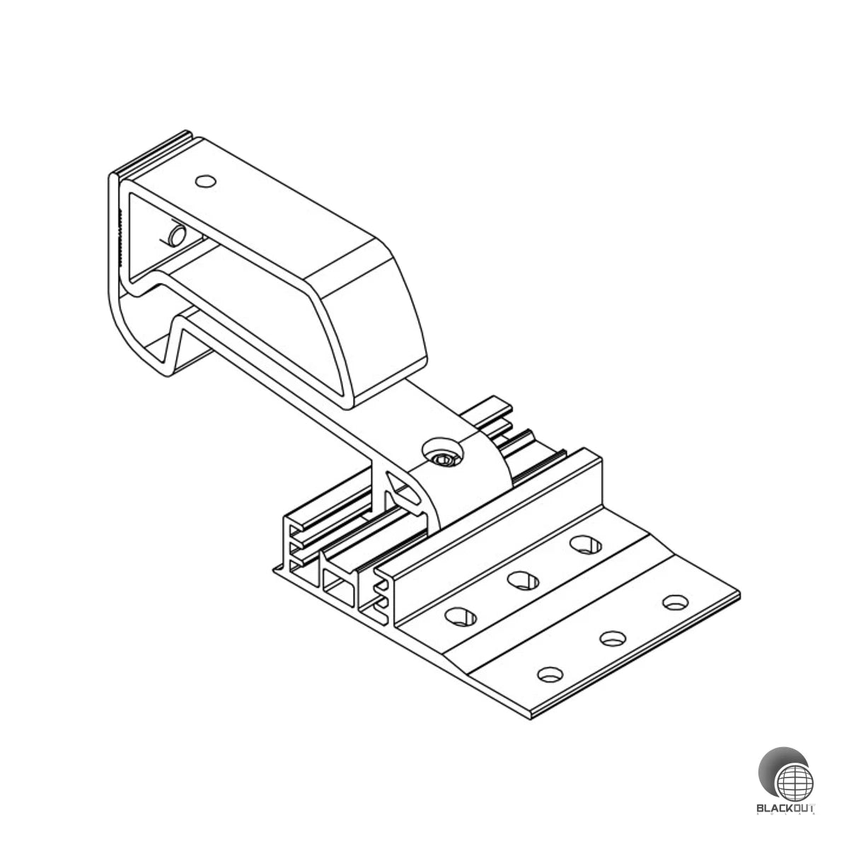 K2 Systems SingleHook 2G Dachhaken für Stahldachplatten