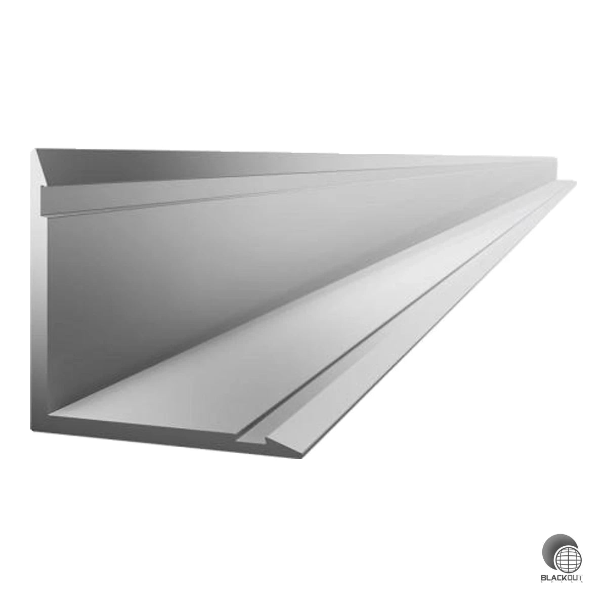 Aluminium-Ballastwinkel für das SL Fast Flat Flachdachsystem, geeignet für Modullängen bis 2200 mm – einfache Montage, universelle Ballaststeinaufnahme.