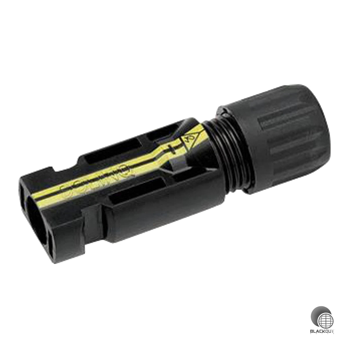 MC4-kompatibler Photovoltaik-Steckverbinder (male) von Cimco für Solarkabel von 2,5–6 mm² – TÜV-zertifiziert, Schutzklasse IP 68 und bis 1.000 V geeignet für den professionellen Einsatz.