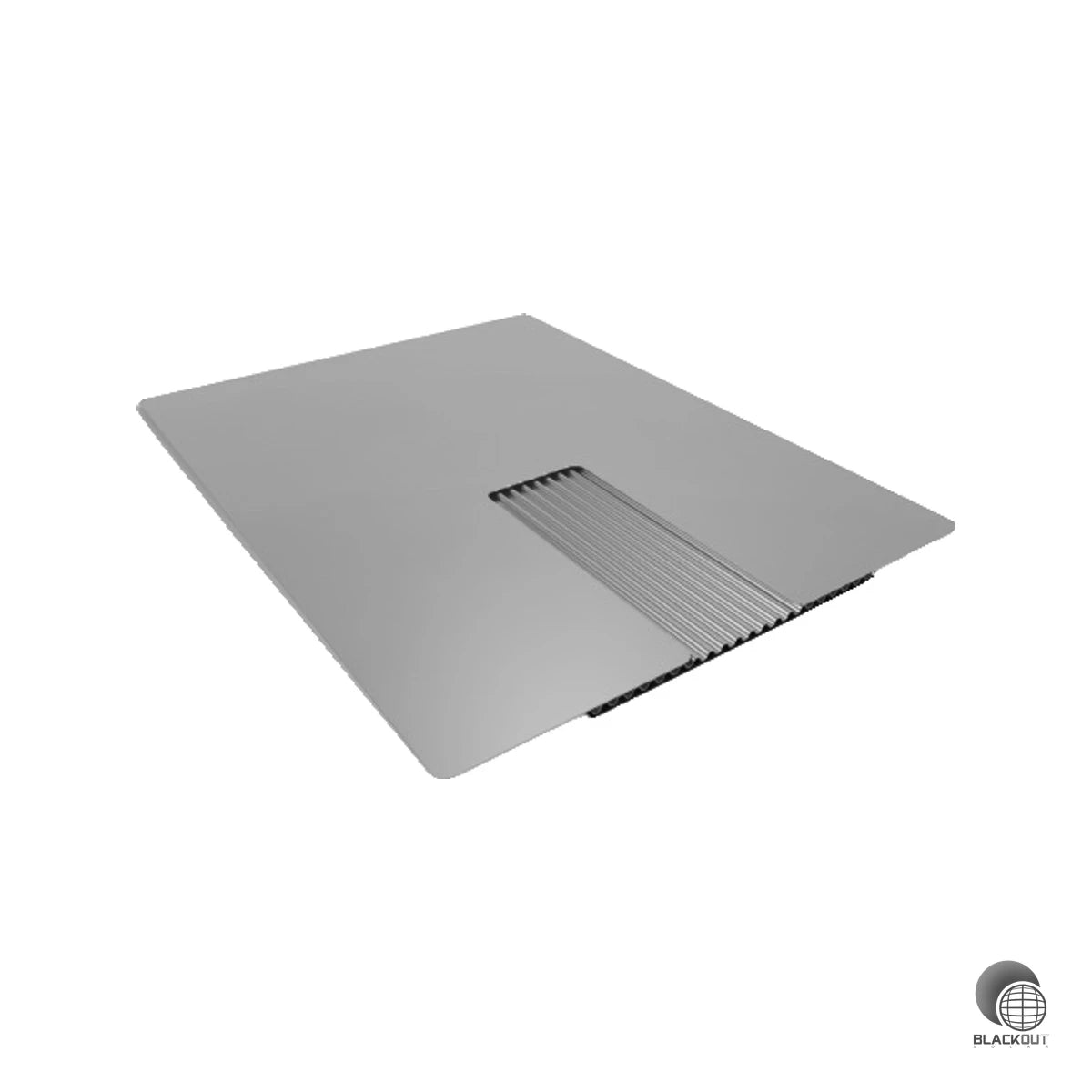 Passgenau abgestimmte Aluminium-Schindel für den Schletter Dachhaken Rapid2+ Slate125 — sichert die wasserführende Ebene bei Schieferüberlappungen bis 125 mm zuverlässig ab.