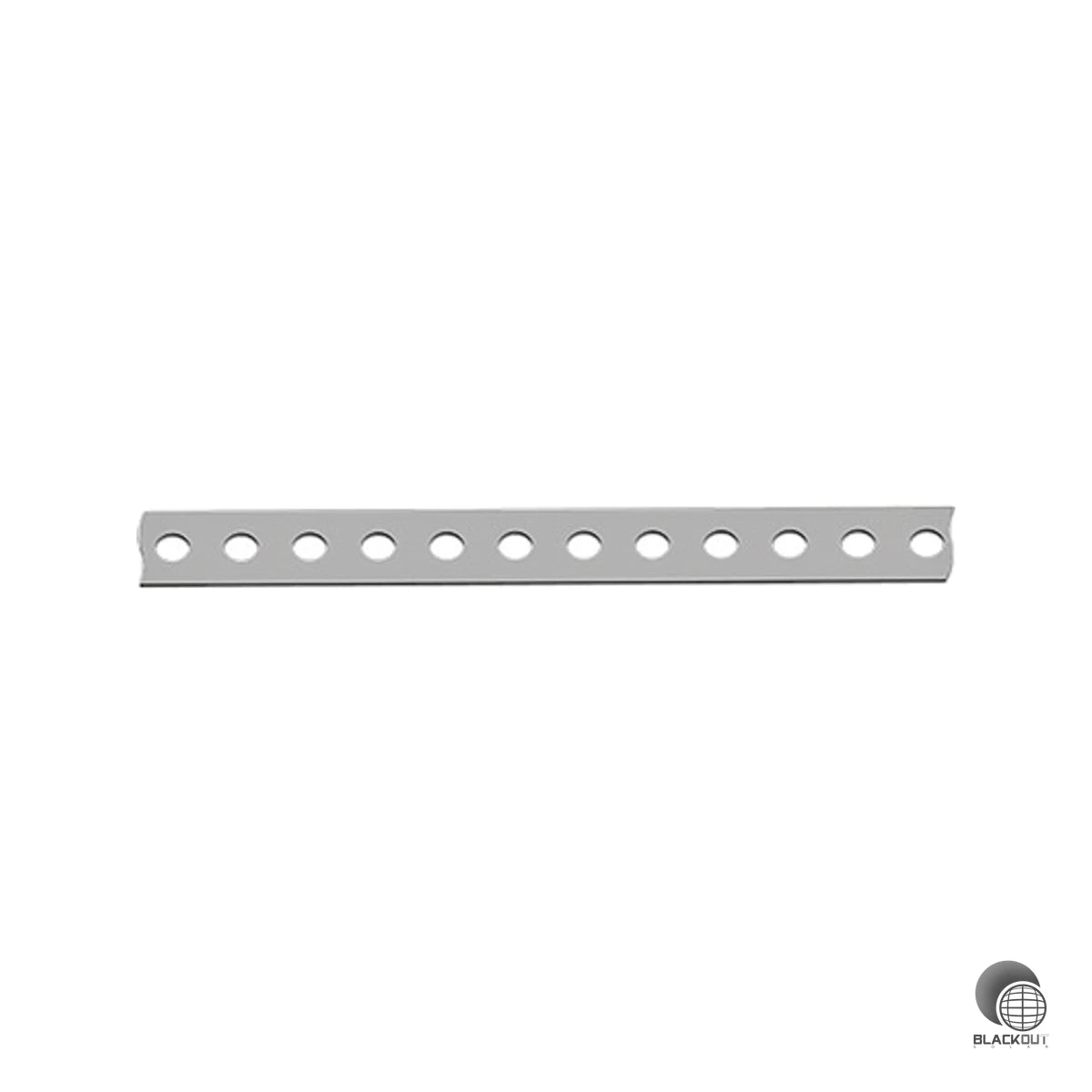 Aluminium-Lochband für die normgerechte Potentialverbindung in PV-Anlagen — als praktische 50-m-Rolle für flexible Verlegung auf dem Dach.