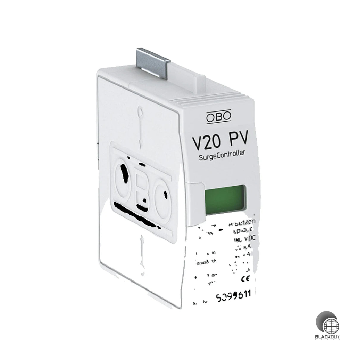 Steckbarer Typ-2-Überspannungsableiter für PV-Anlagen bis 300 V DC — schützt zuverlässig die Anlage und ist dank Wechseloberteil wartungsfreundlich einsetzbar.