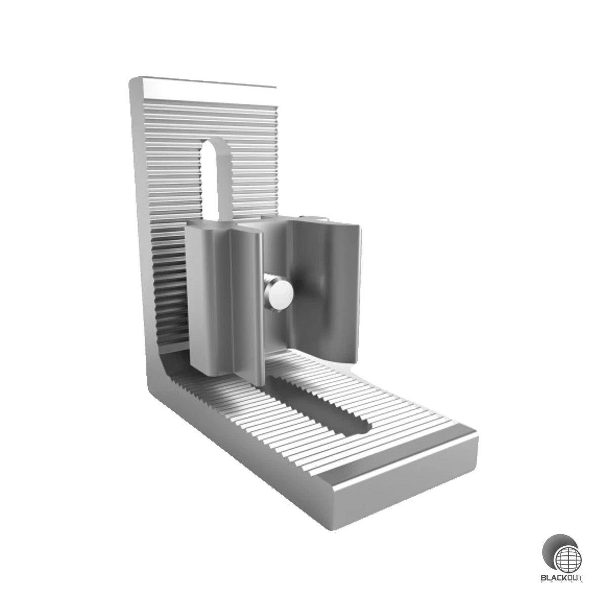 Der Schletter FlatGrid Winkelverbinder Rapid2+ L verbindet Modultragprofile präzise mit dem Grundträger im FlatGrid-Montagesystem. Aus unbehandeltem Aluminium gefertigt — leicht, stabil und systemkompatibel.