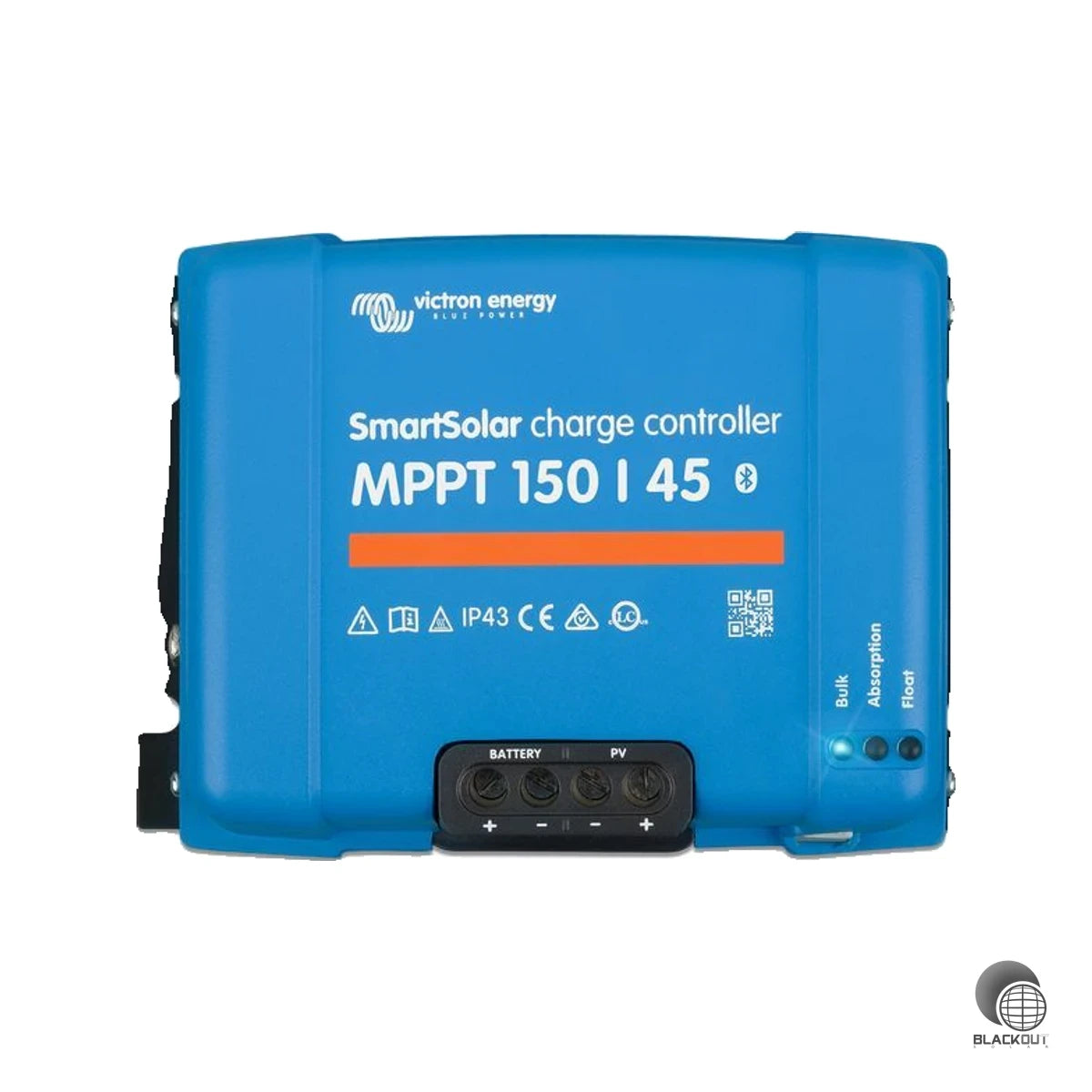 Professioneller MPPT-Solarladeregler mit 45 A Ladestrom und integriertem Bluetooth für netzunabhängige 12/24/48-V-Systeme — schnell, effizient und drahtlos konfigurierbar.