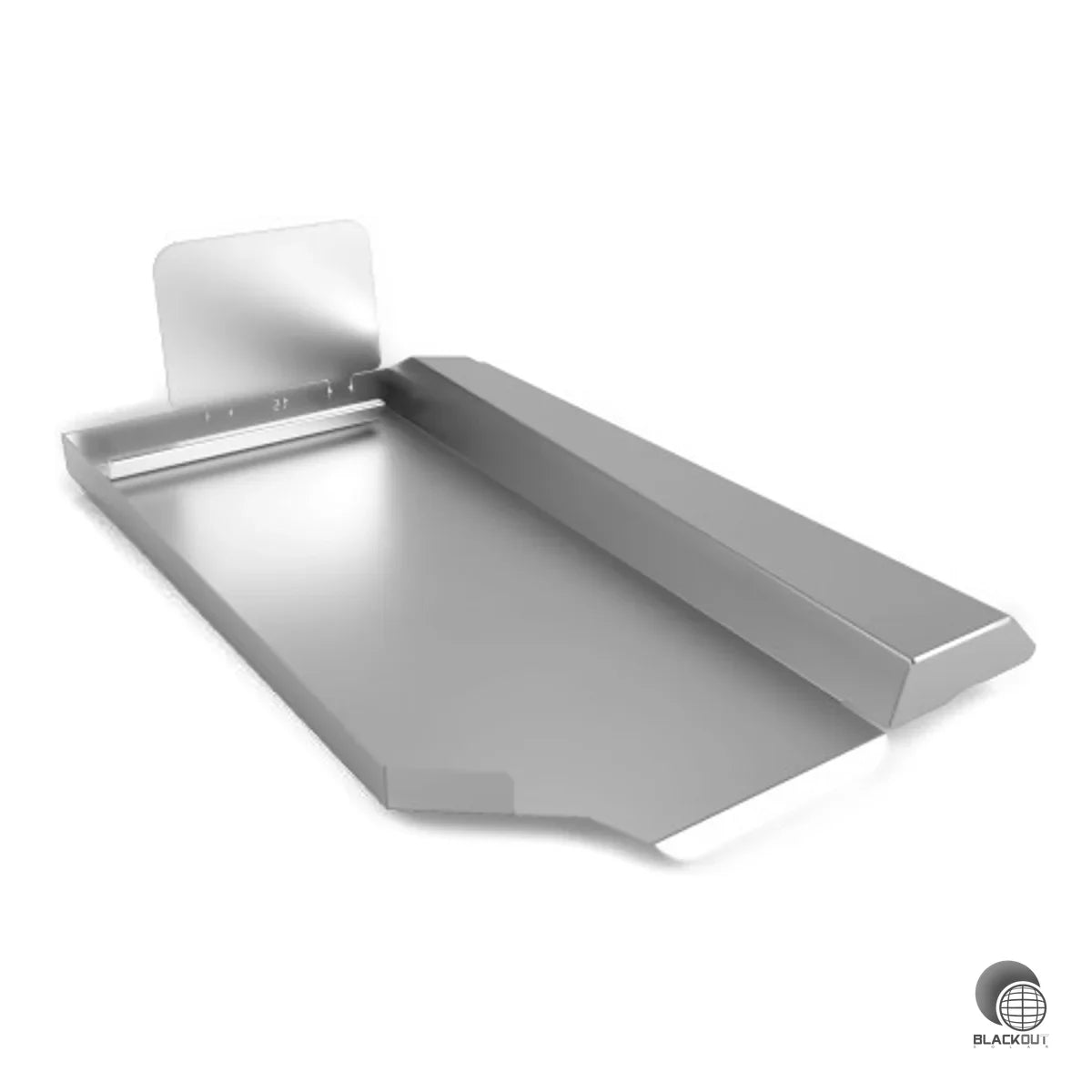 Aluminium-Blechersatzziegel aus dem Schletter Alu-Tile System, passend für Erlus E58 Dachziegel. Ersetzt einen kompletten Dachziegel und eignet sich besonders für Gebiete mit hohen Schneelasten.