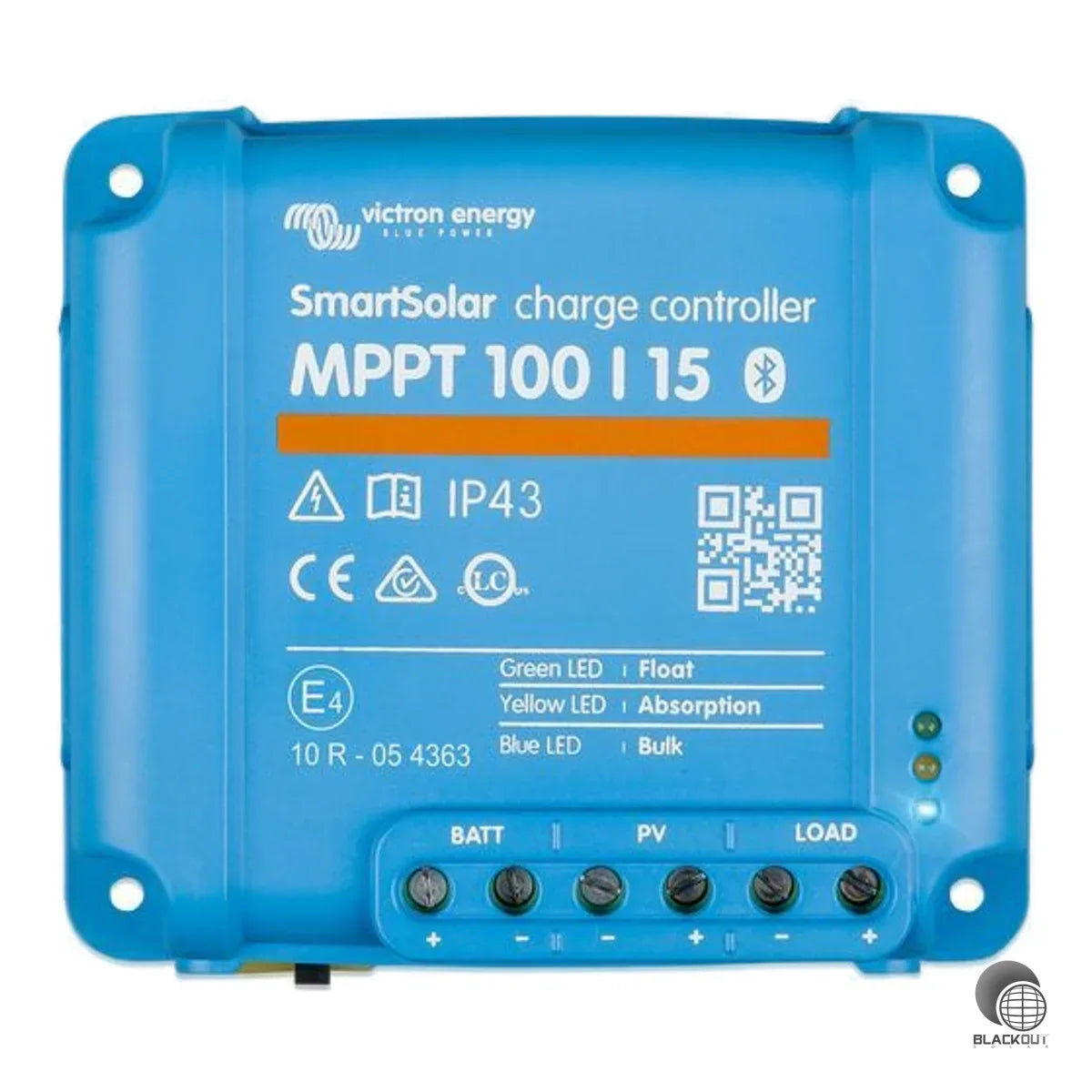 MPPT-Solarladeregler mit 15 A Ladestrom, 100 V max. PV-Leerspannung und integriertem Bluetooth für 12/24-V-Systeme. Ultraschnelles MPPT-Tracking mit bis zu 98 % Wirkungsgrad und intelligentem BatteryLife-Algorithmus.