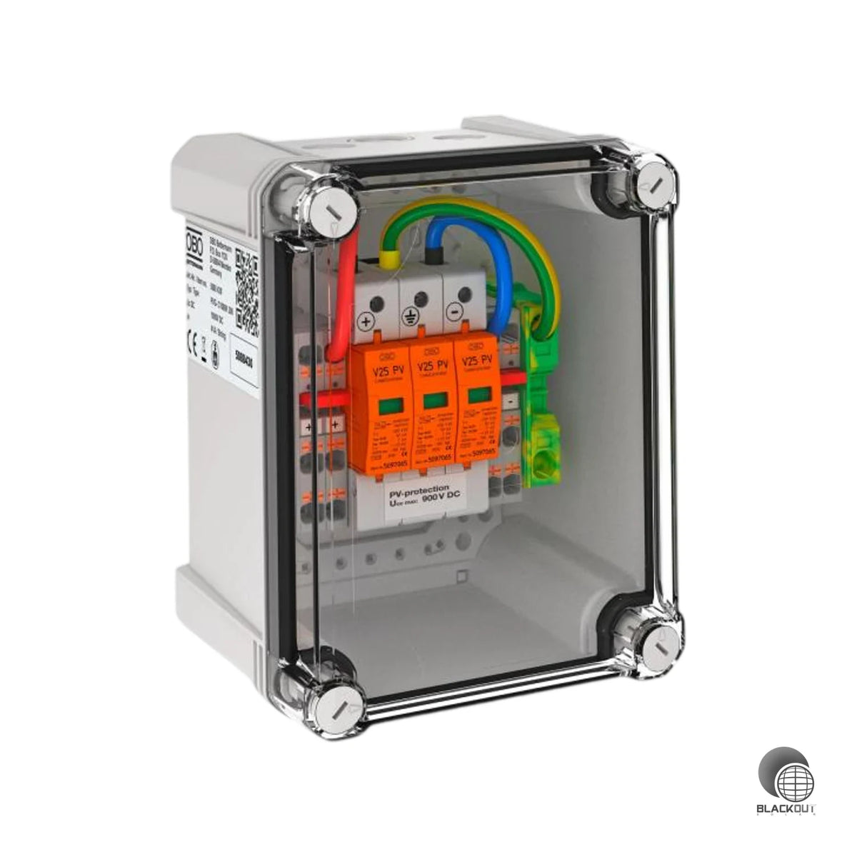 Kompakter DC-Generatoranschlusskasten für Photovoltaikanlagen — schützt den Wechselrichter zuverlässig vor Überspannungen aus 2 PV-Strings auf einem MPP-Tracker.