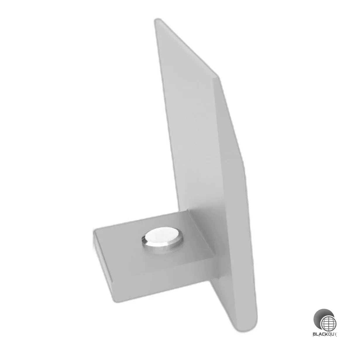Aluminium-Endwinkel für die K2 InsertionRail 2.0, inklusive vormontierter Innensechskant-Gewindestiftschraube M8x8. Sorgt für einen sauberen Schienenabschluss und sichert eingelegte Module seitlich gegen Abrutschen.