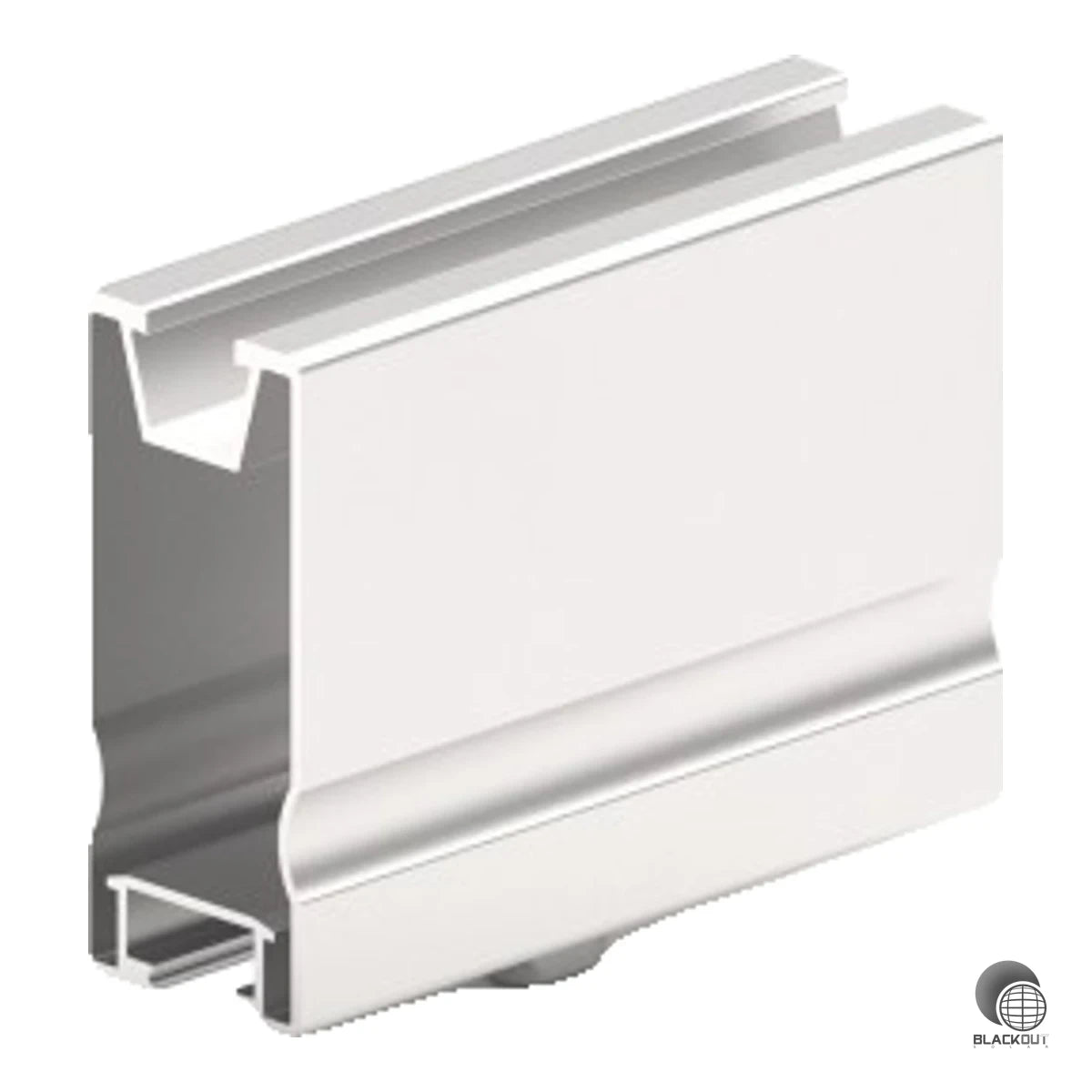 Werkzeuglos montierbares Eindreh-Profil als Modulaufleger im Schletter FlatGrid Pro System. Aus unbehandeltem Aluminium mit 78,2 mm Höhe – inkl. Befestigungsmaterial für schnelle Montage.
