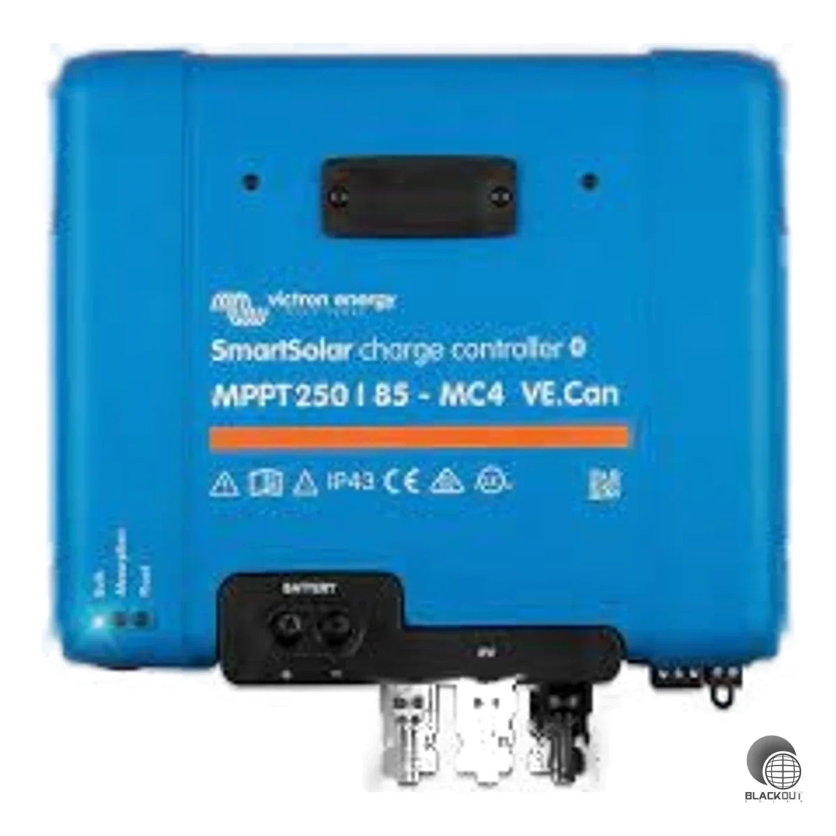 MPPT-Solarladeregler mit 85 A Nennladestrom und bis zu 250 V PV-Eingangsspannung für 12/24/48V-Systeme. Ultraschnelles MPPT-Tracking, integriertes Bluetooth und VE.Can für synchronisierten Parallelbetrieb von bis zu 25 Geräten.