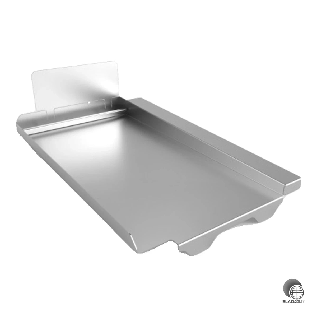 Der Aluminium-Blechersatzziegel aus dem Schletter Alu-Tile-System ersetzt einen kompletten Dachziegel und ermöglicht die sichere PV-Montage auf Erlus Großfalzziegel-Dächern. Speziell für Gebiete mit hohen Schneelasten konzipiert.