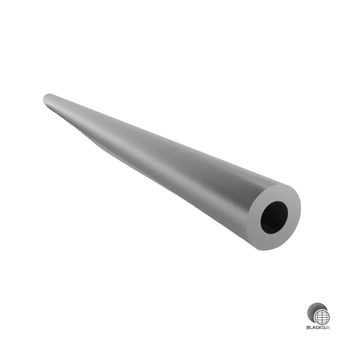 Flexible Aluminium-Distanzhülse von Schletter für unterschiedliche Profilhöhen bei PV-Montagesystemen — bauseits auf das gewünschte Maß zu schneiden.