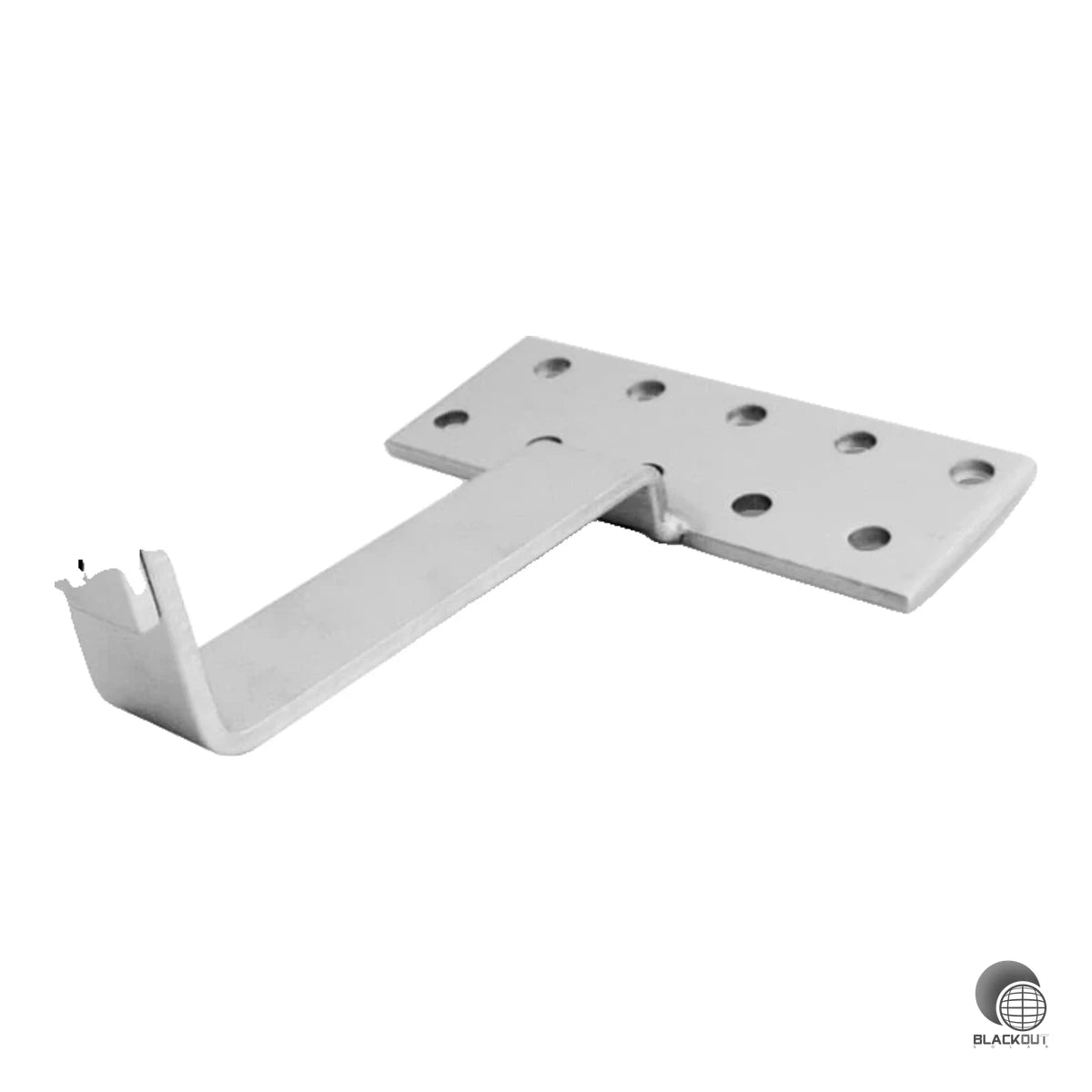 Höhenverstellbarer Edelstahl-Dachhaken für die Montage von K2 Schienensystemen auf Coppo-Ziegeldächern. Verstellbereich 88–118 mm für flexible Anpassung an die Dachlattung.