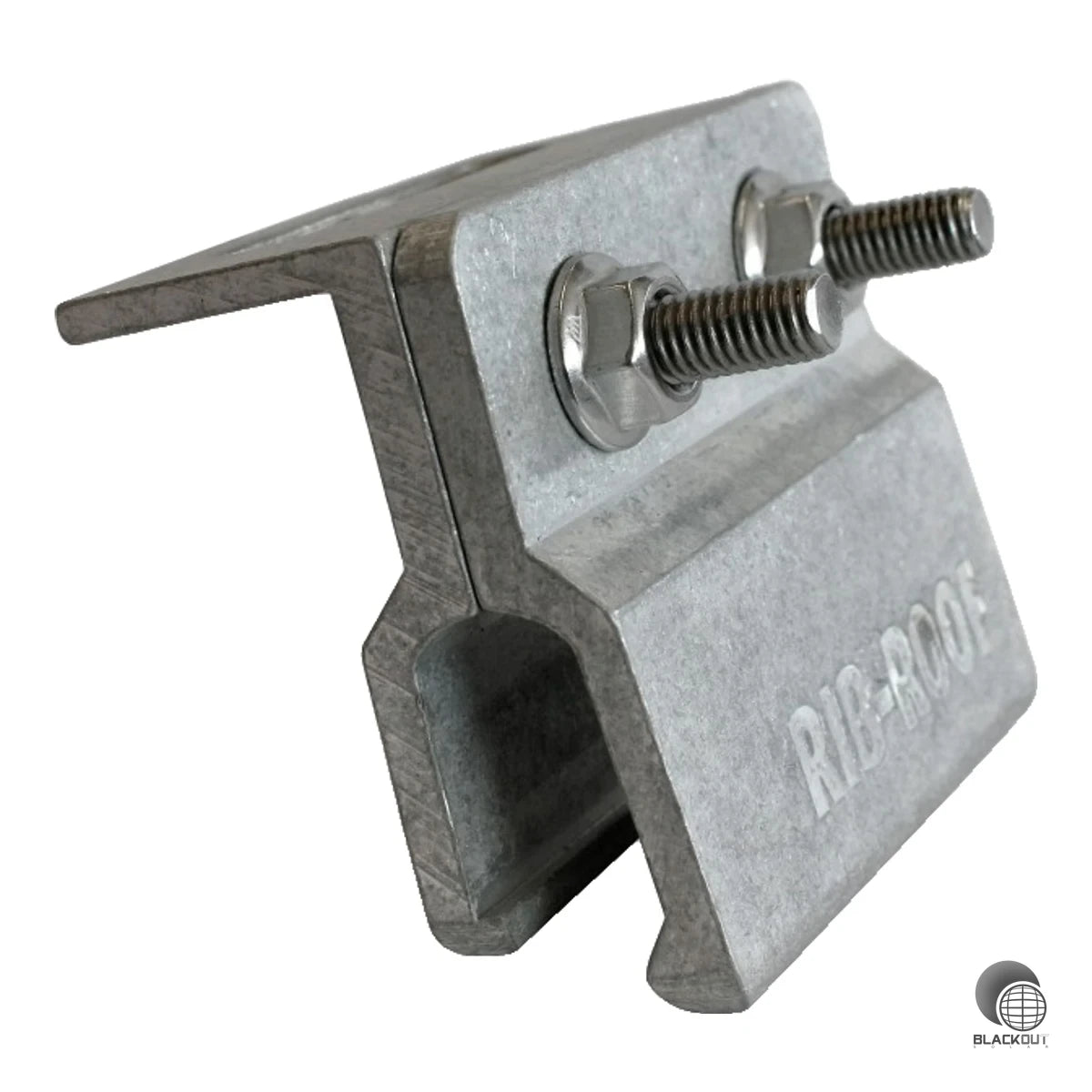 Durchdringungsfreie Klemmbefestigung für K2 SolidRail auf Zambelli Rib-Roof Speed 500 Stehfalz-Metalldächern. Gefertigt aus Aluminium EN AW-6063 T66 mit 17 mm Öffnungsweite.