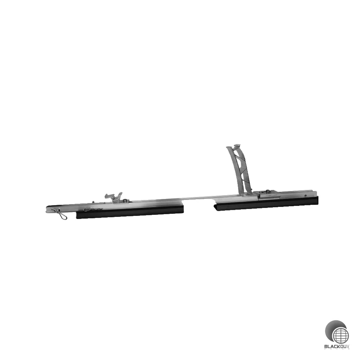 Handmuster des K2 S-Dome 6.10 Montagesystems zur Produktpräsentation und Anschauung — ideal für Installateure, Fachhändler und Beratungsgespräche.