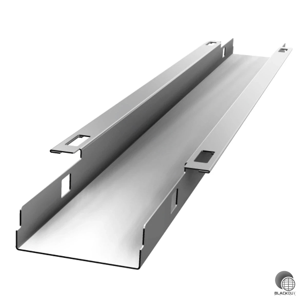 Das 700-mm-Zwischenstück für das SL Fast Flat Flachdachsystem optimiert den Reihenabstand in Südanlagen und reduziert wirkungsvoll die gegenseitige Modulverschattung.