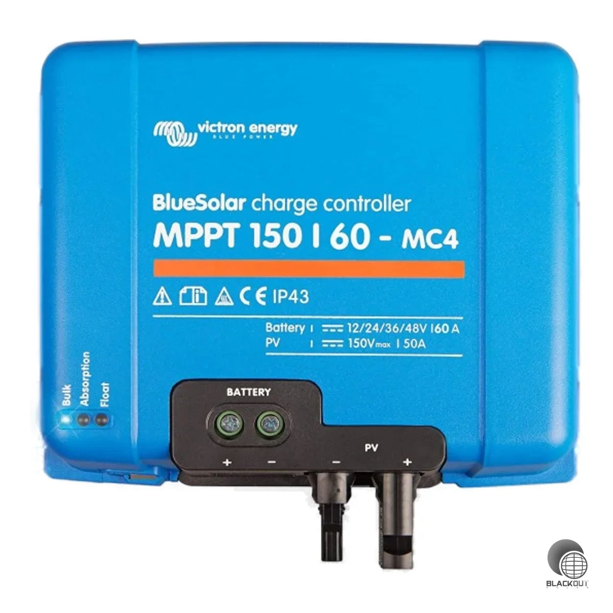 MPPT-Laderegler mit 60 A Nennladestrom und bis zu 150 V PV-Eingangsspannung für 12/24/48-V-Inselsysteme. Bis zu 98 % Wirkungsgrad bei nur 10 mA Eigenverbrauch.