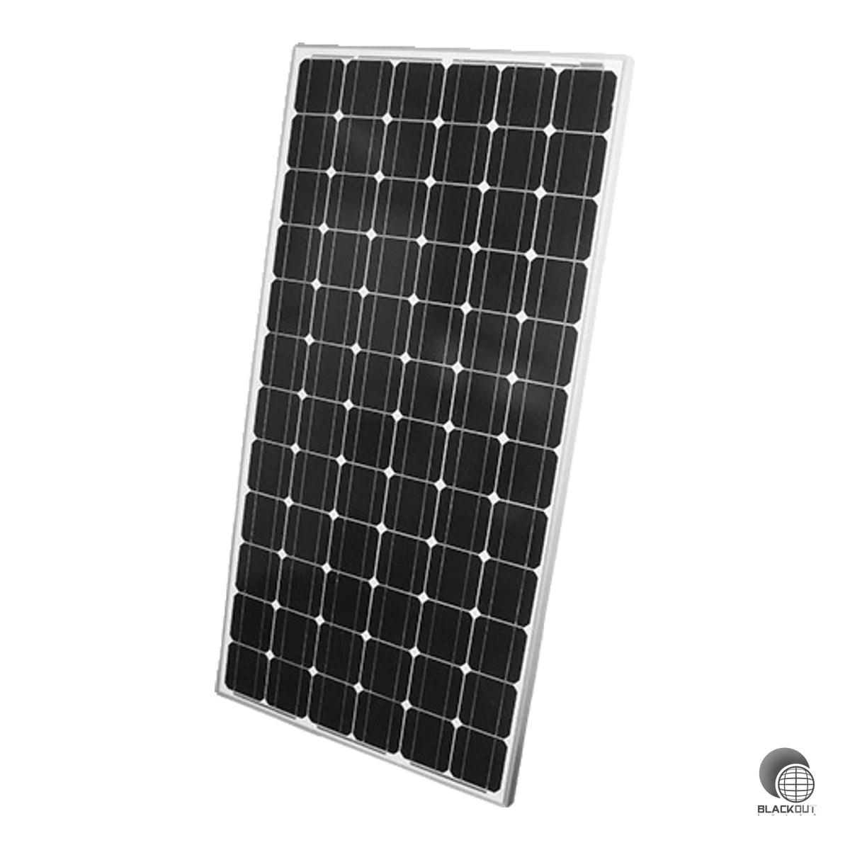 Monokristallines 200-Wp-Solarmodul für industrielle und professionelle PV-Anwendungen mit robustem Aluminiumhohlkammerrahmen und IP65-geschützter Anschlussdose. Zuverlässige Leistung bei 15,7 % Modulwirkungsgrad und Betriebstemperaturen von –40 bis +85 °C.