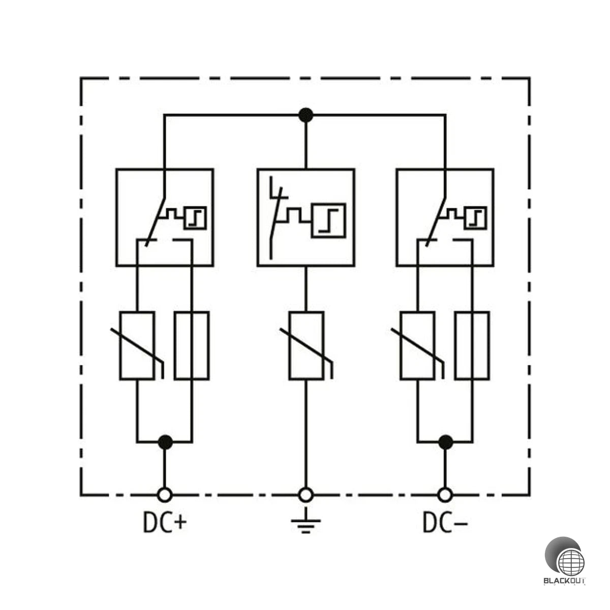 DEHN DEHNcube YPV SCI Überspannungsableiter Typ 2 1MPP 1000V DC IP65
