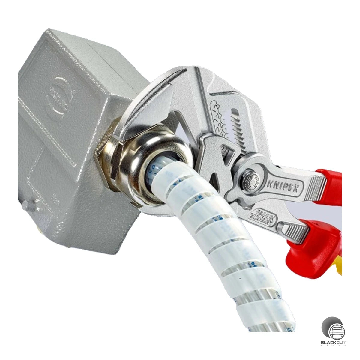Knipex VDE-Zangenschlüssel 250mm SW 52mm verchromt 2K-Griff