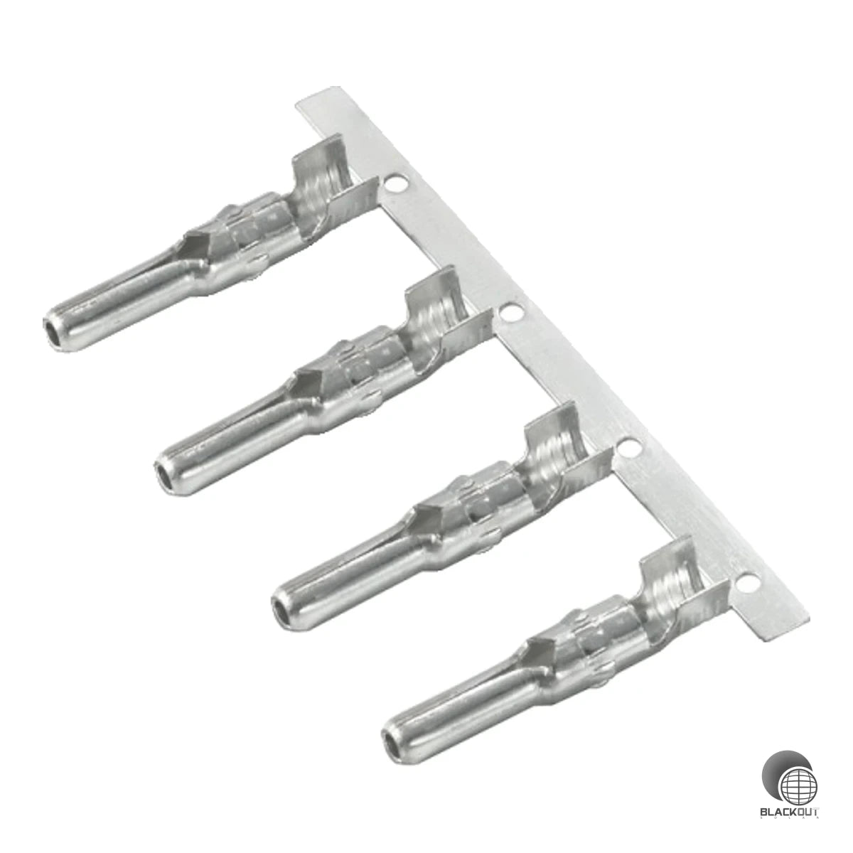 Crimpkontakt (male/Stift) für PV-Leitungen mit 4 mm² und 6 mm² Querschnitt — TÜV-zertifiziert nach IEC 62852 und für Nennströme bis 35 A ausgelegt.