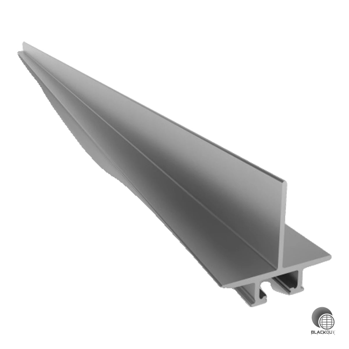 Ballastprofil von Schletter zur sicheren Aufnahme von Ballastierungen im FixGrid Pro Montagesystem. Länge 1600 mm, ideal für ballastierte Flachdach-Montage.