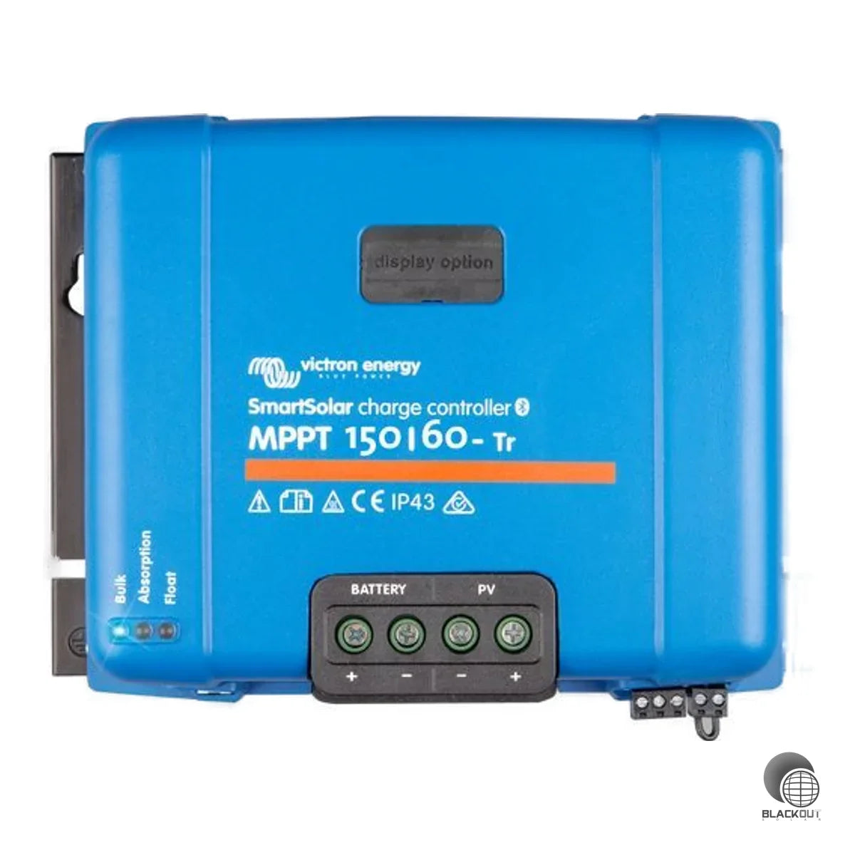 MPPT-Solarladeregler mit 60 A Ladestrom und bis zu 150 V PV-Eingangsspannung für 12/24/48-V-Inselsysteme. Extrem niedriger Eigenverbrauch von nur 10 mA.