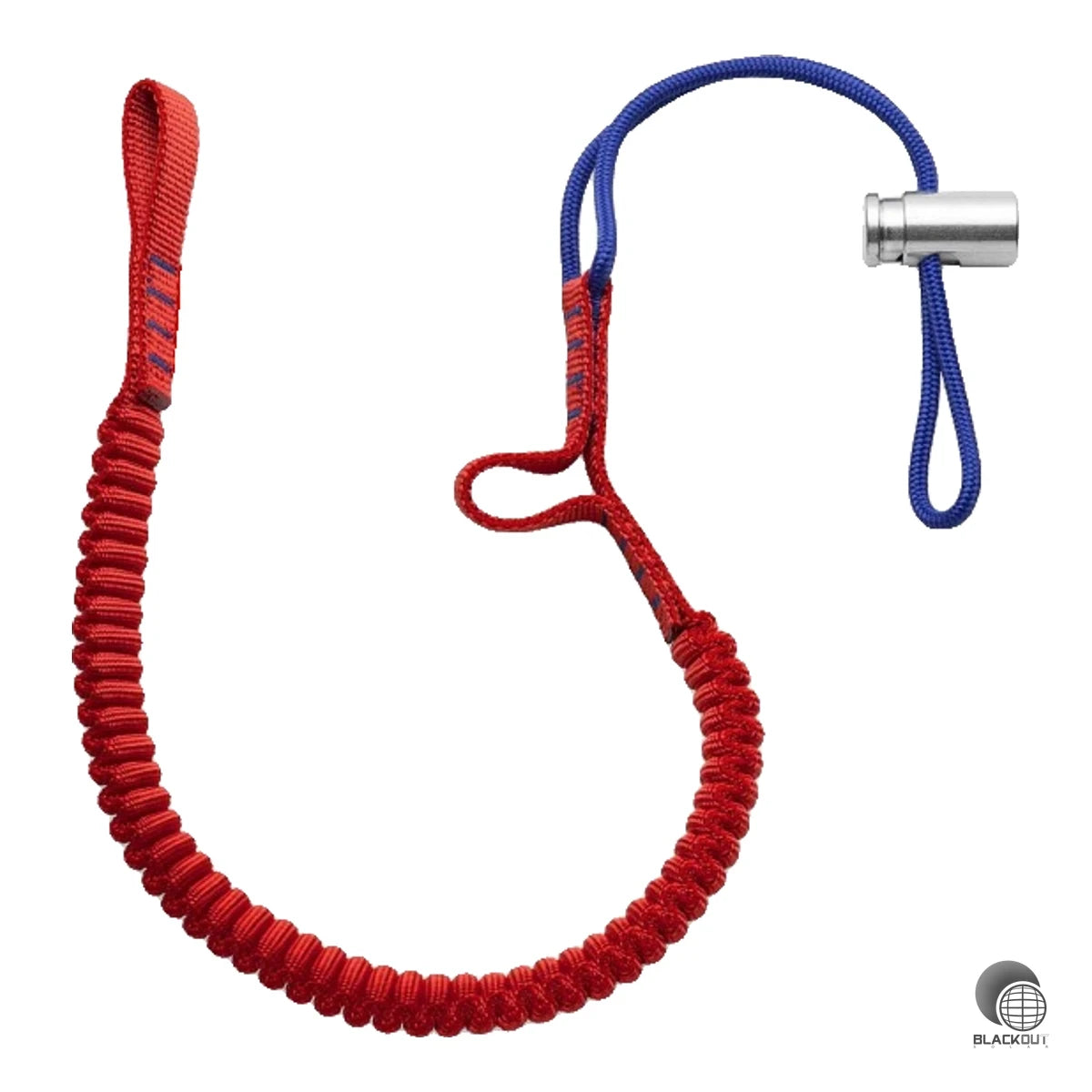 Elastische Fangleine von Knipex für zuverlässige Werkzeugsicherung bei Höhen- und Tiefenarbeiten – hält Werkzeug bis 6 kg sicher am Körper oder an der Ausrüstung.