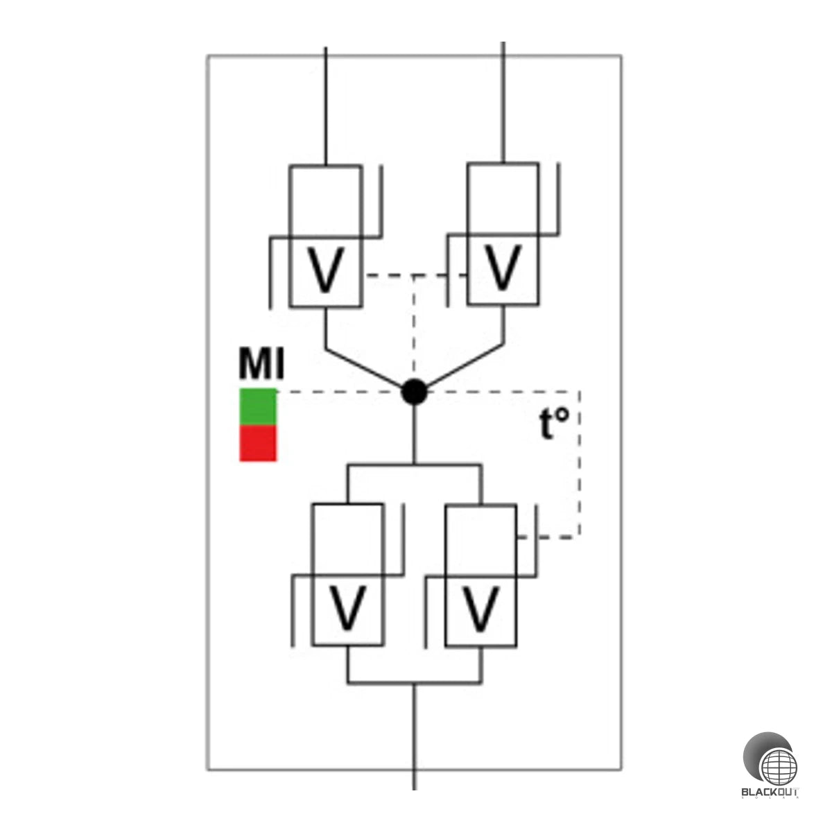 CITEL GAK XS-Serie 2MPP 2 Strings Typ 1+2+3 1000VDC
