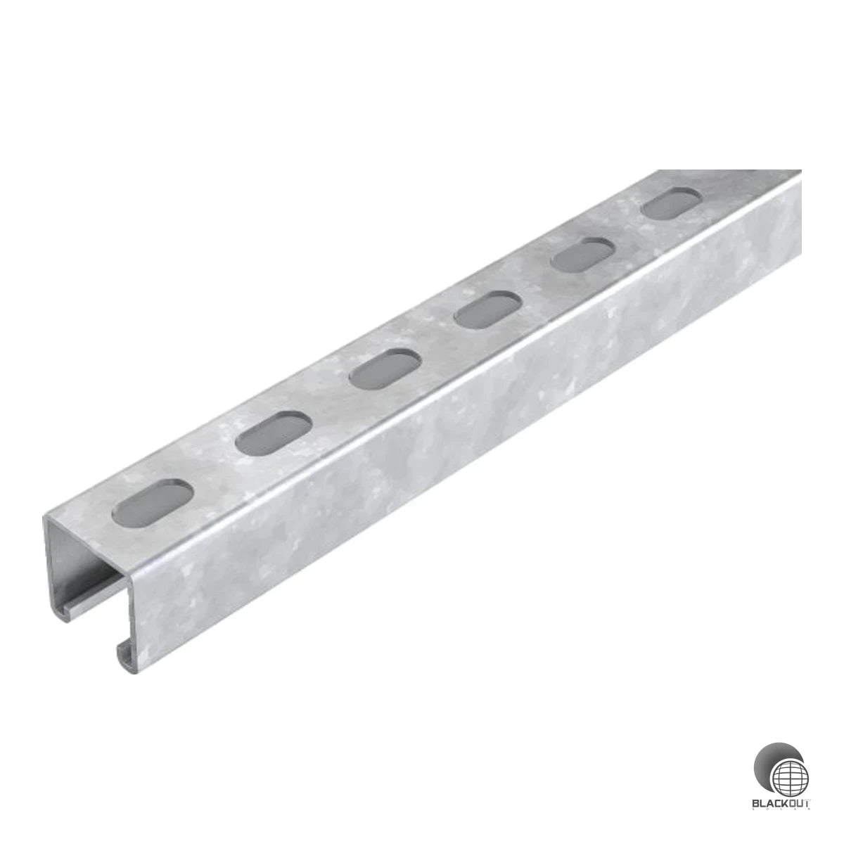Stabile Ankerschiene aus verzinktem Stahl (S235JR) zur Anbindung der SN2-Schiene an Dachanker. Mit Zink-Magnesium-Beschichtung ZM310 für langlebigen Korrosionsschutz bei 1352 mm Länge.