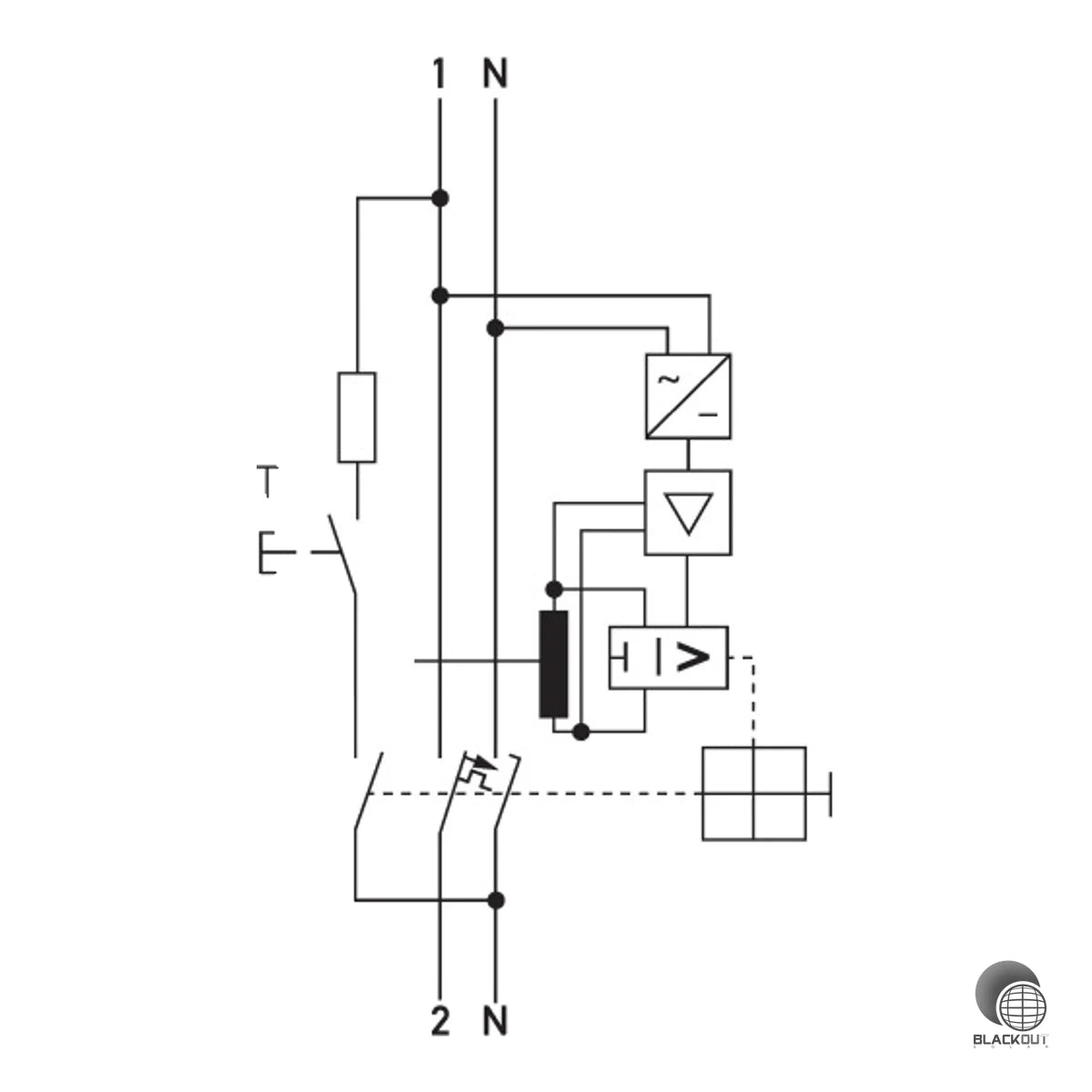 Doepke DRCBO 4 FI-/LS 1P+N 25A 300mA Typ B+ PV