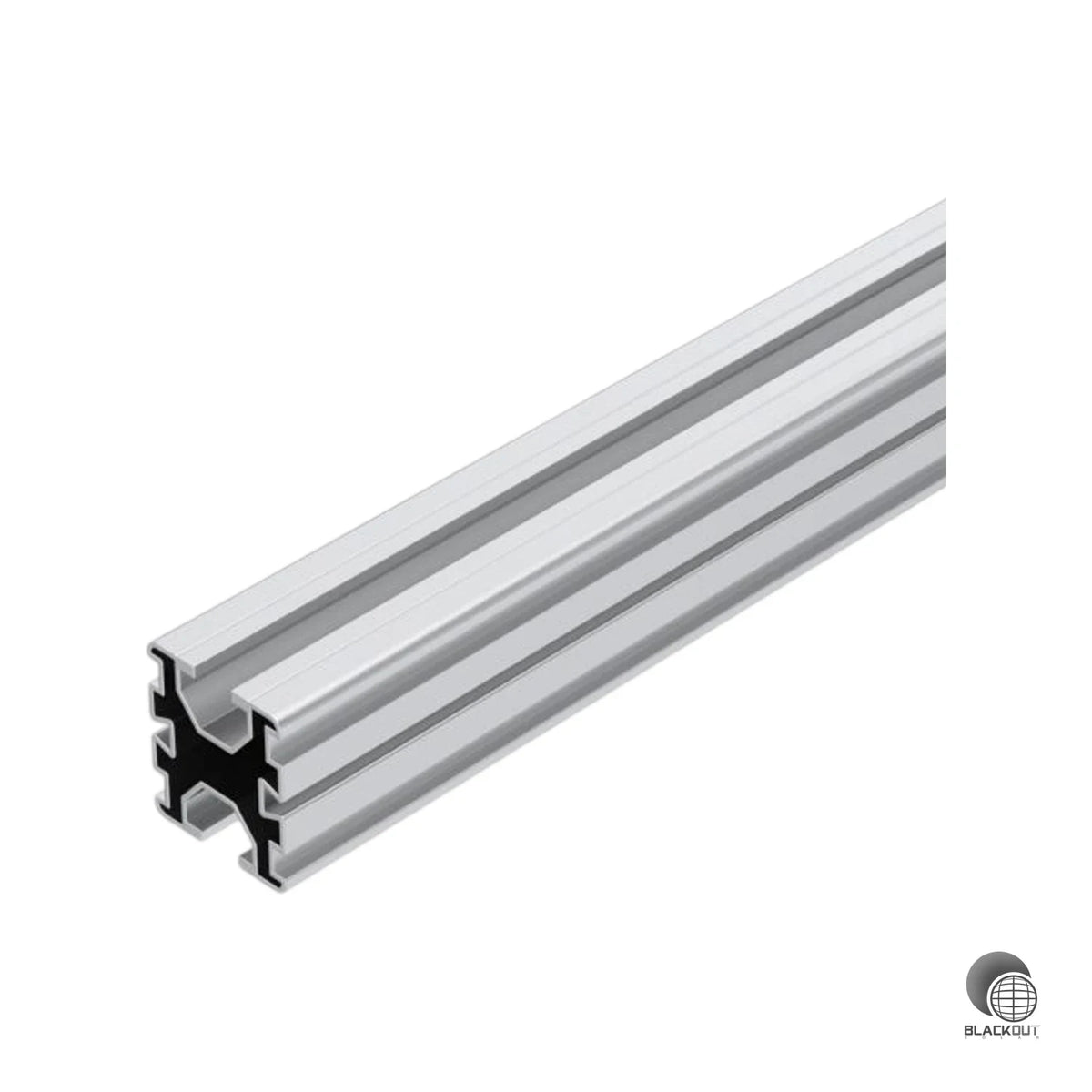 Aluminium-Trägerprofil für die flexible Montage von Photovoltaik-Modulen auf Flach- und Schrägdächern – kompatibel mit Universal-Standfüßen, Dachhaken und Verbinderprofilen.