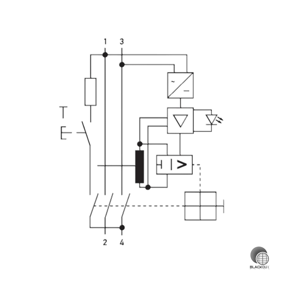 Doepke FI-Schutzschalter 2P 25A 100mA Typ B+ für PV-Anlagen
