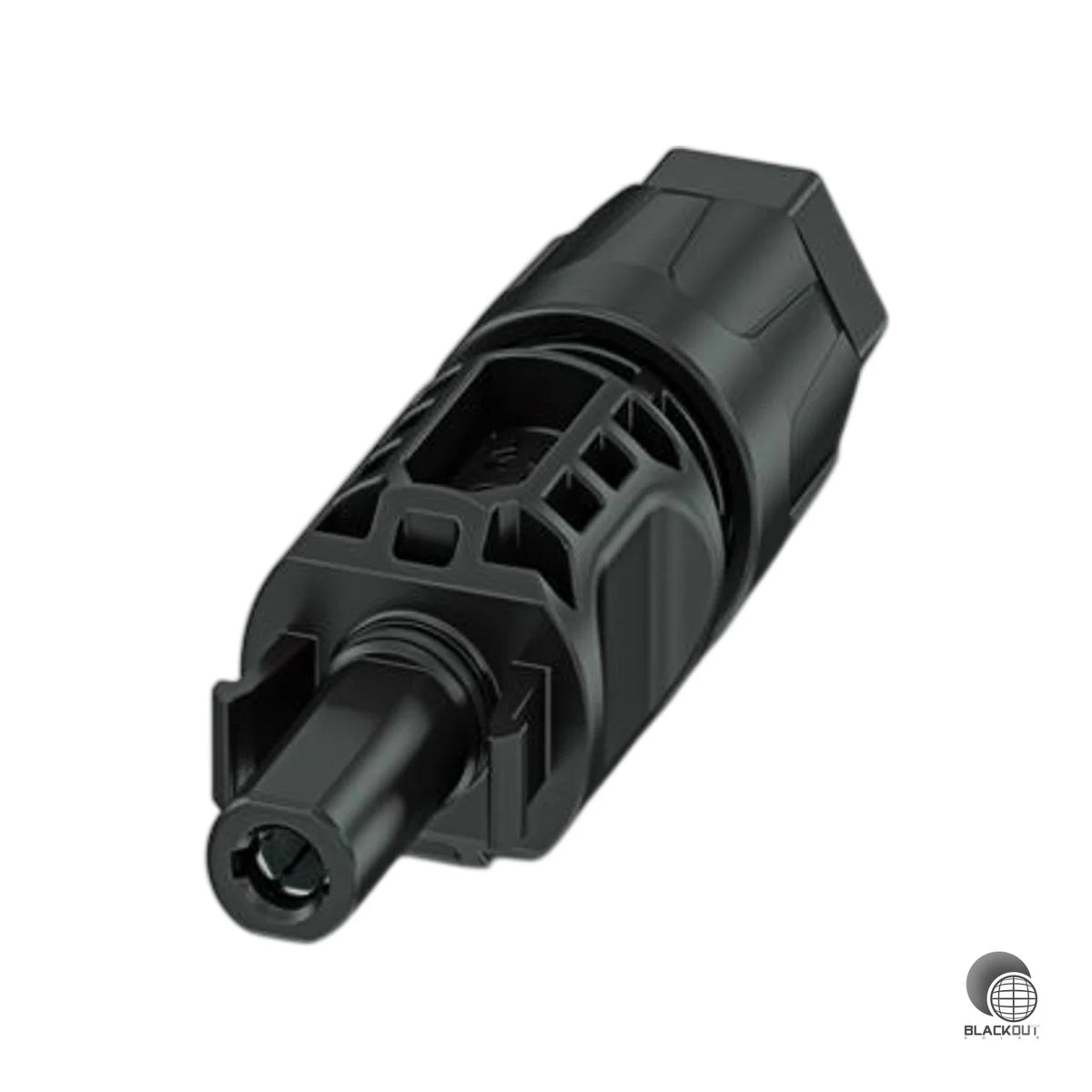 Crimp-Buchse aus der bewährten SUNCLIX-Reihe von Phoenix Contact für professionelle DC-Verkabelung in PV-Anlagen bis 1500 V DC und 40 A — kompatibel mit gängigen Kabelquerschnitten von 2,5 bis 6 mm².