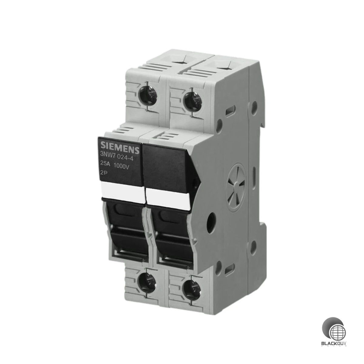 Zweipoliger Zylindersicherungshalter für Photovoltaik-Anwendungen mit 1000 V DC Bemessungsspannung und 30 A Nennstrom — ausgelegt für die besonderen Anforderungen von PV-Anlagen.